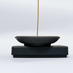 Smudge Dish with Brass Dome Incense Holder