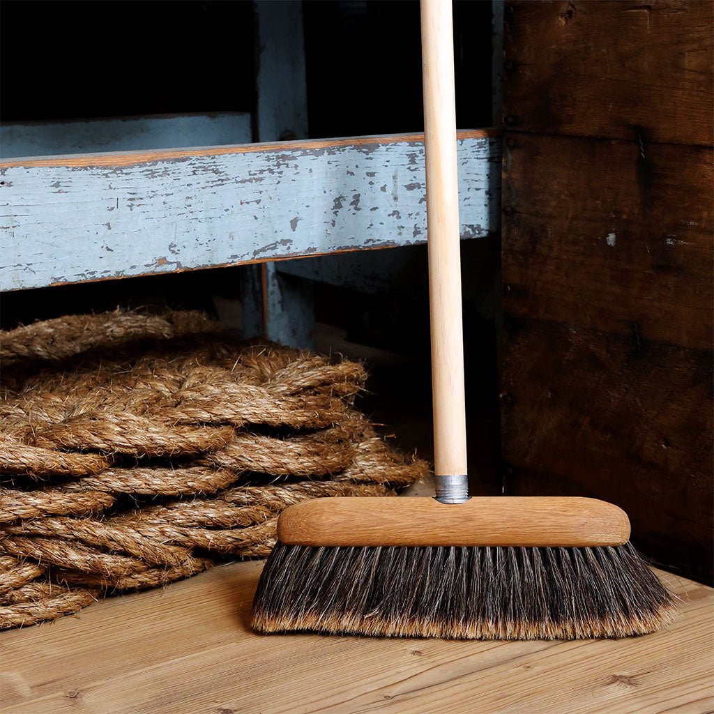 Split Horsehair Broom