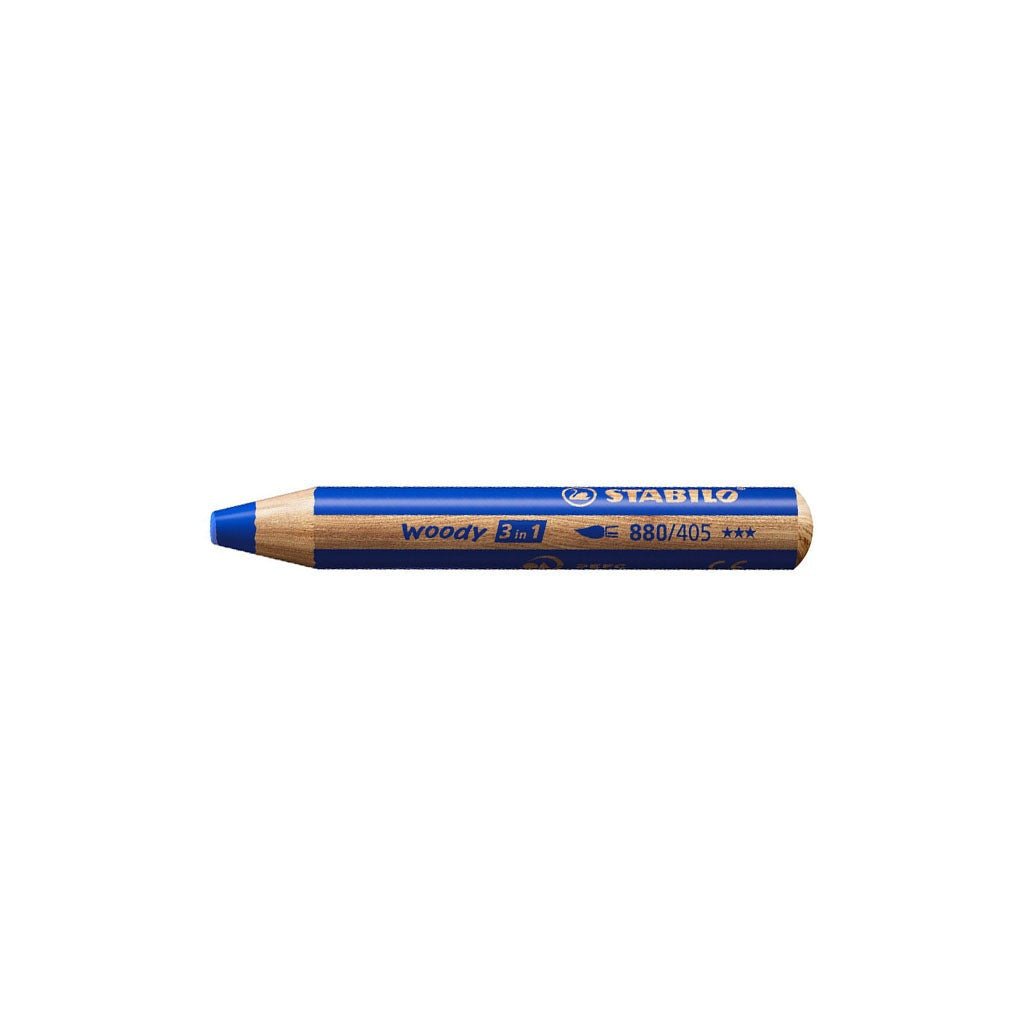 Stabilo Woody 3-in-1 Pencil Set of 6 with Sharpener