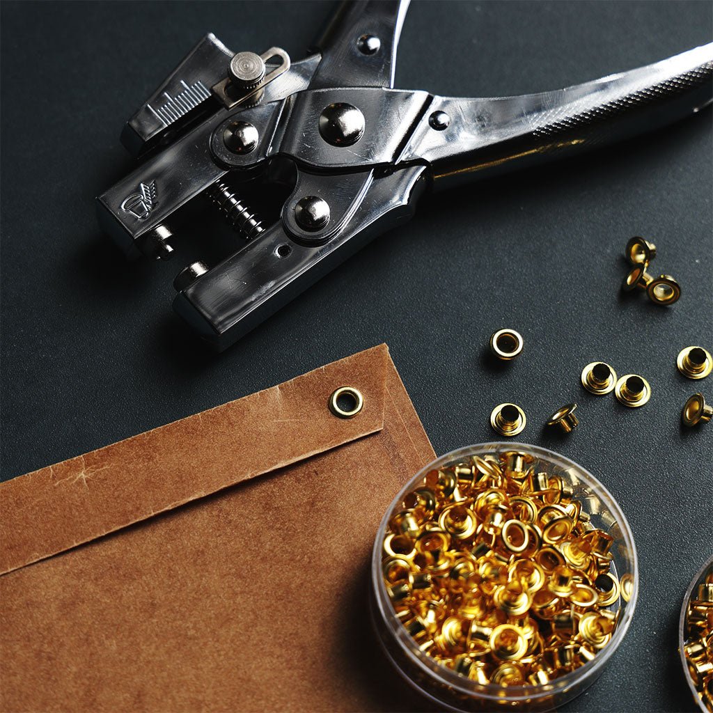 Steel Eyelet Punch and Pliers