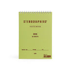 Stenographer's Notebook - Green/Ruled