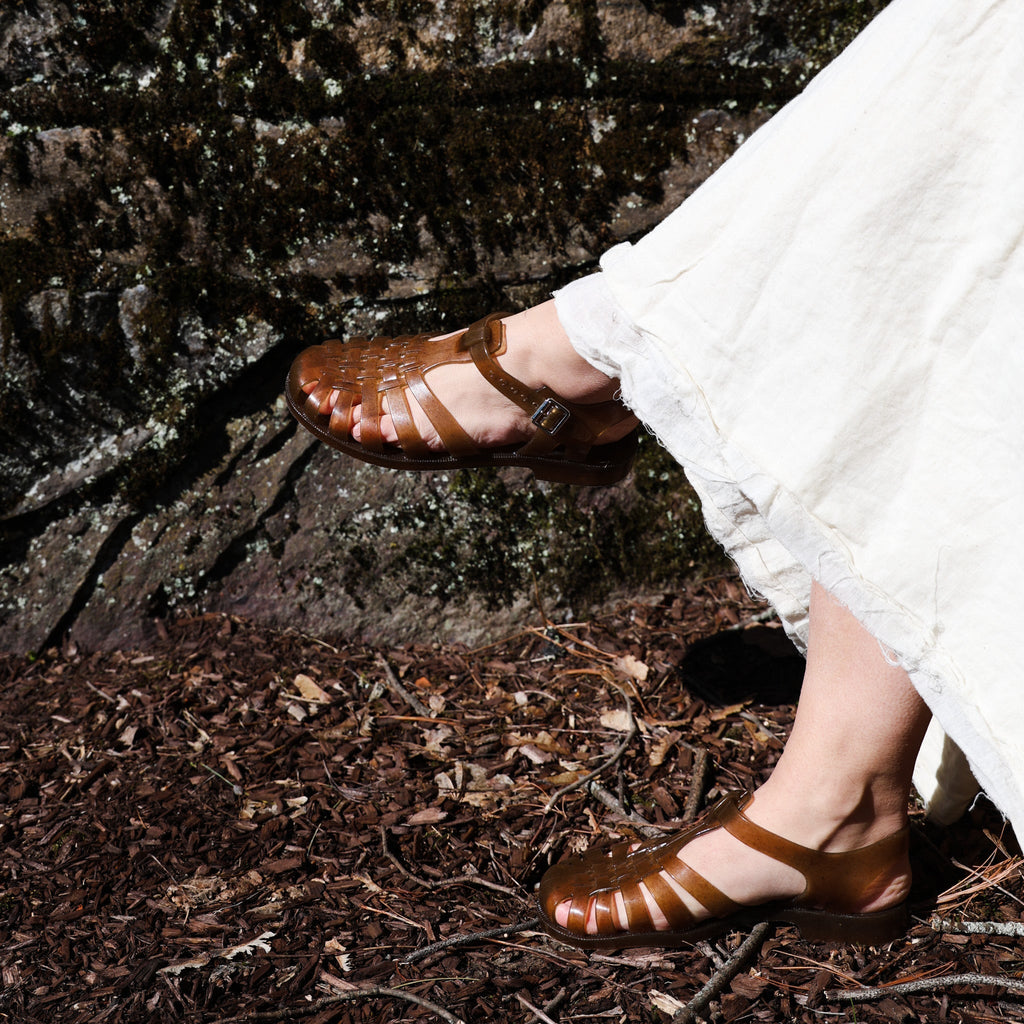 Sandalias de gelatina de cáñamo Sunchanvre