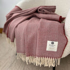 Tabasco Herringbone Merino Lambswool Blanket