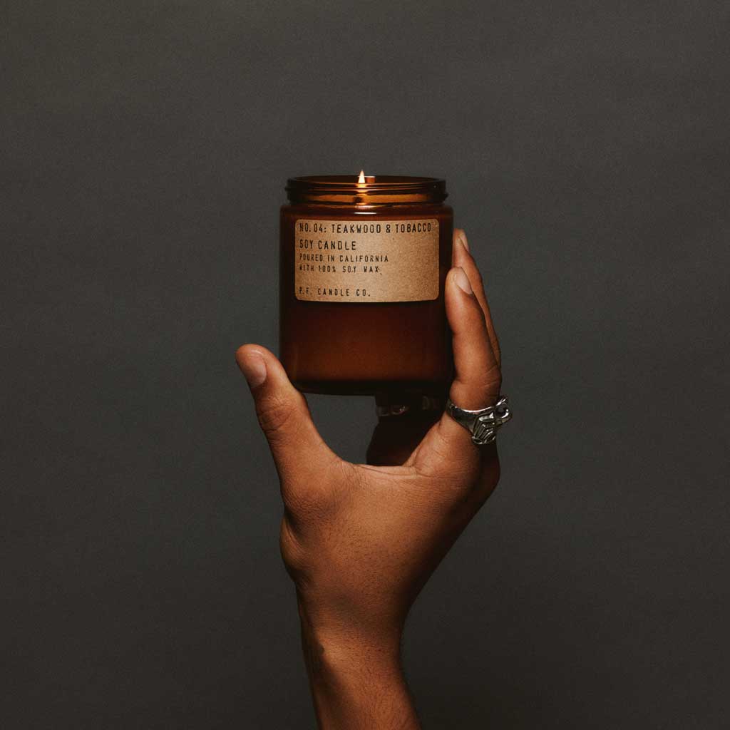 Teakwood & Tobacco Soy Candle
