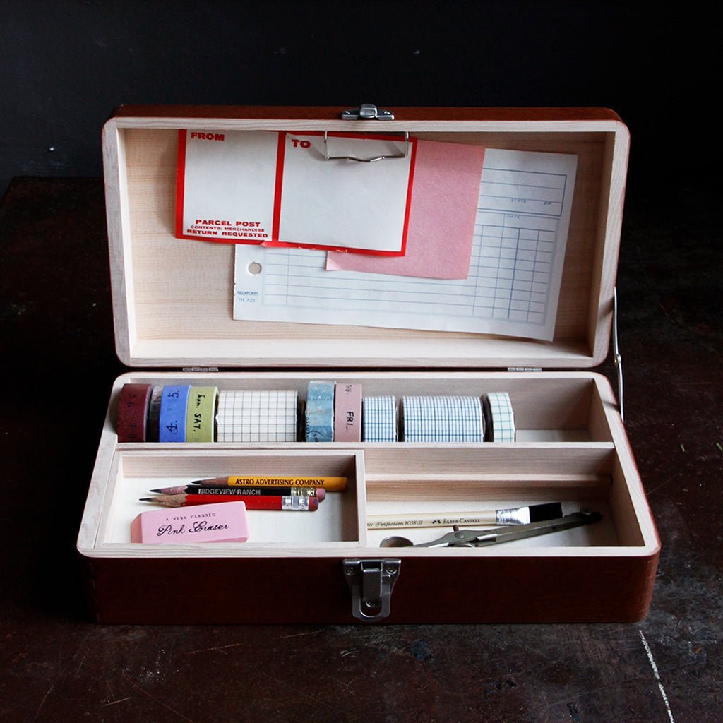 Toga Wood Desk Tools Box
