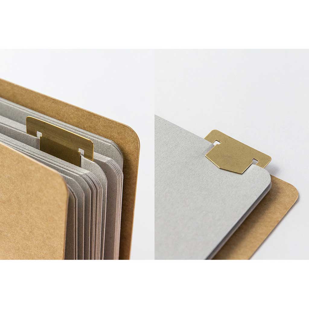 Traveler's Brass Template Bookmark - Number