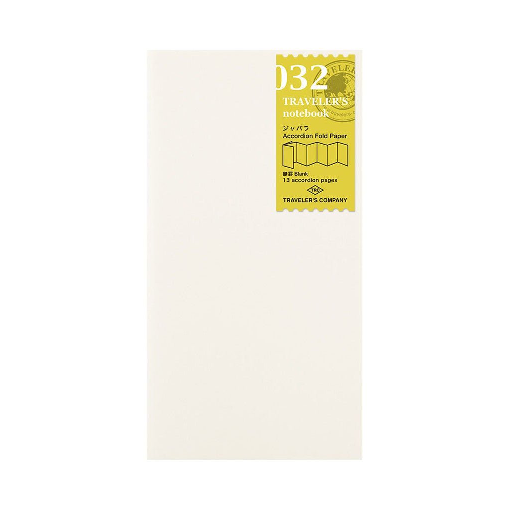 Traveler's Notebook Refill Accordion Fold Paper - 032