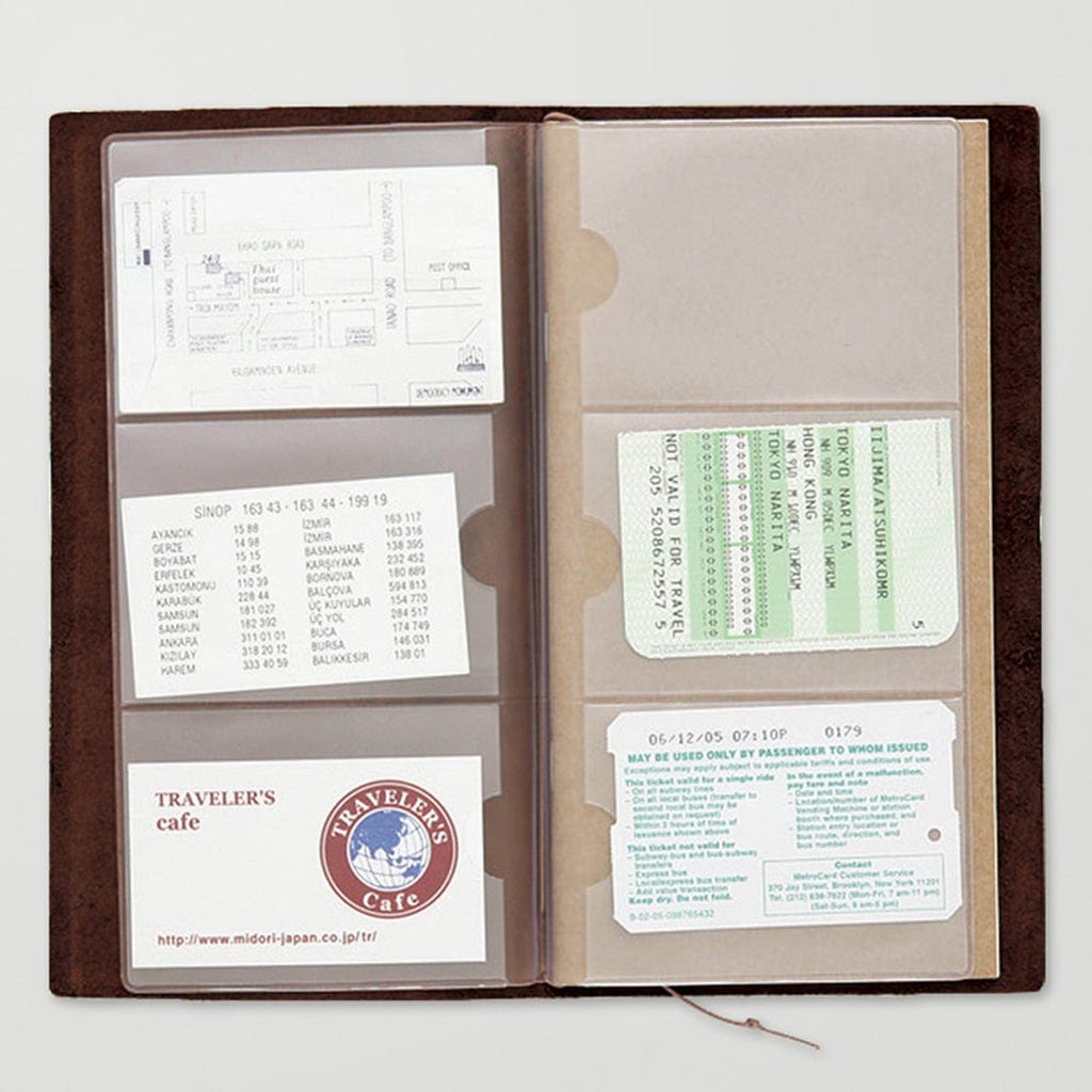 Traveler's Notebook Refill Card File - 007