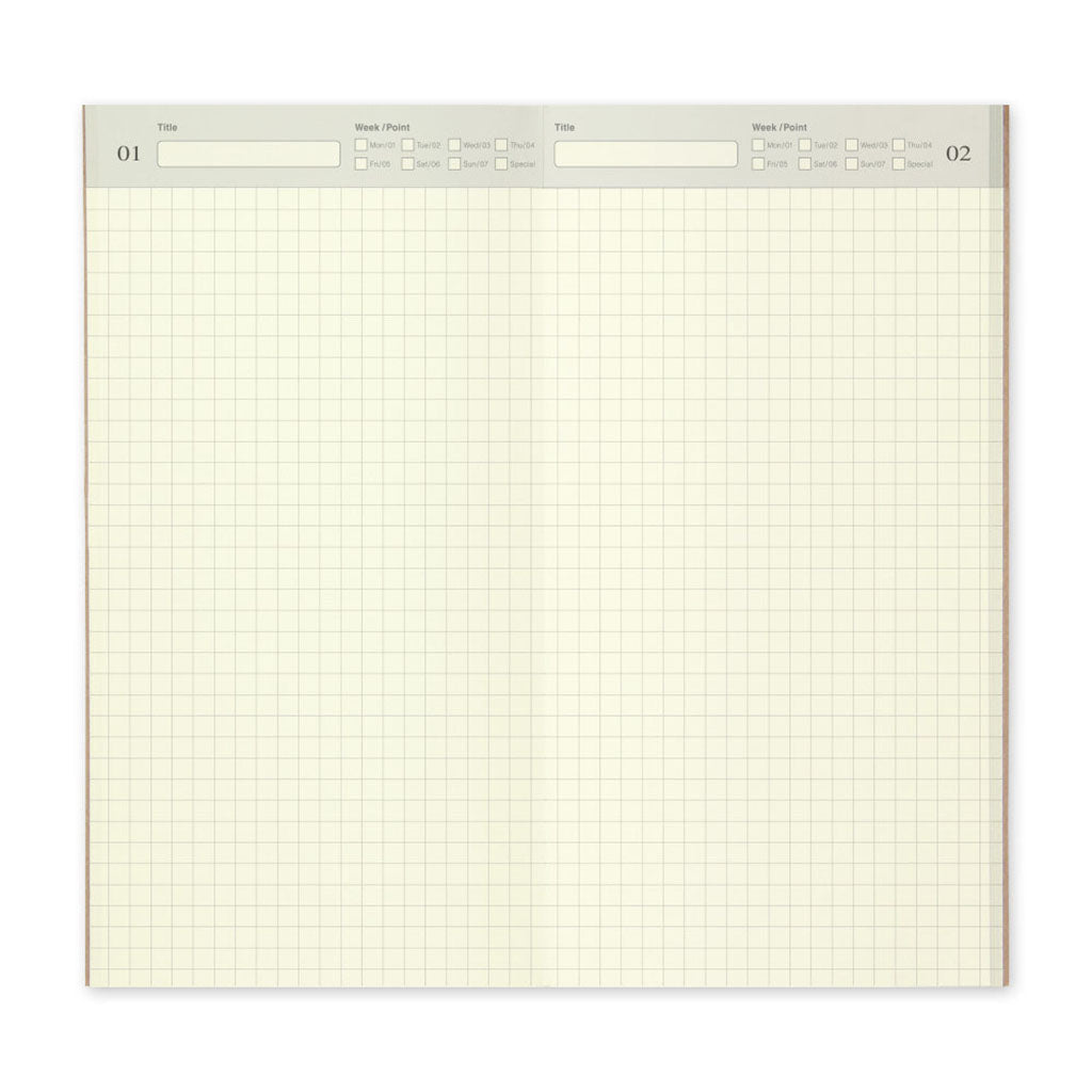 Traveler's Notebook Refill Daily Diary - 005