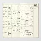Recambio de agenda mensual para Traveler's Notebook - 017