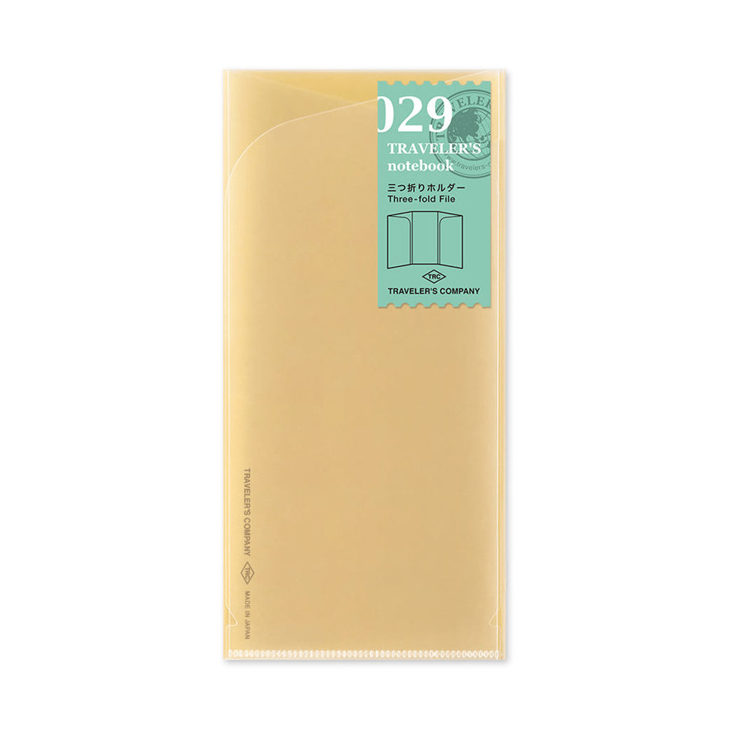 Traveler's Notebook Refill Three-Fold File - 029