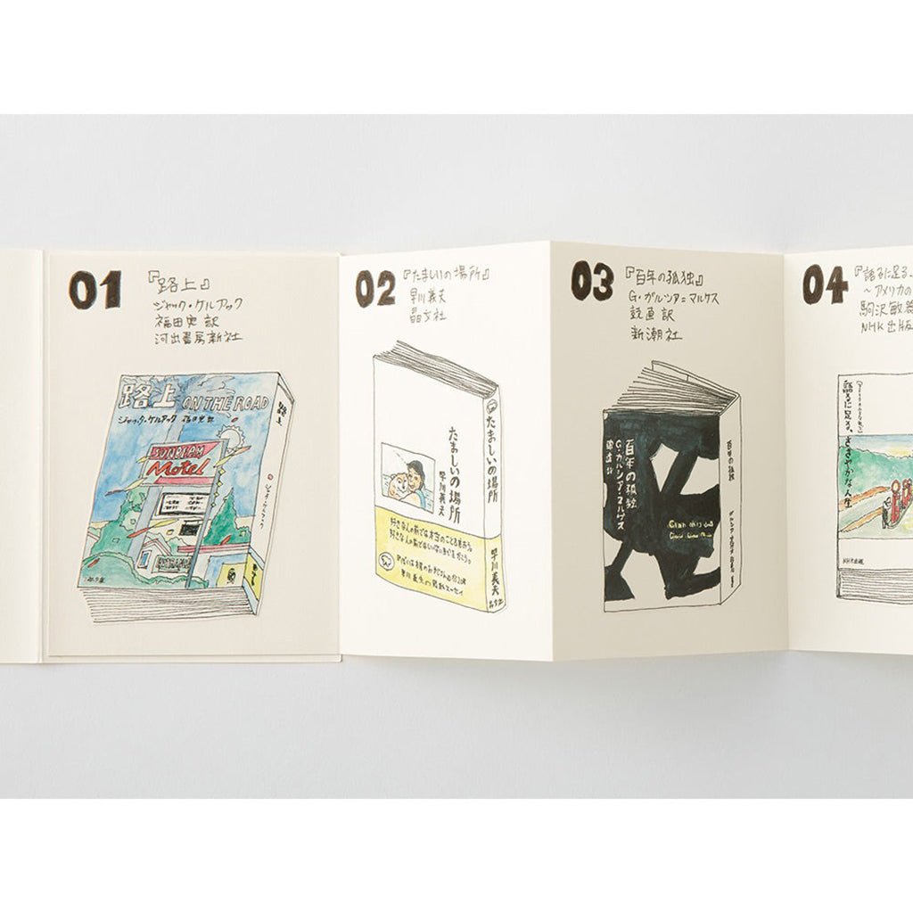 Traveler's Passport Notebook Refill Accordion Fold Paper - P018