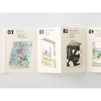 Traveler's Passport Notebook Refill Accordion Fold Paper - P018