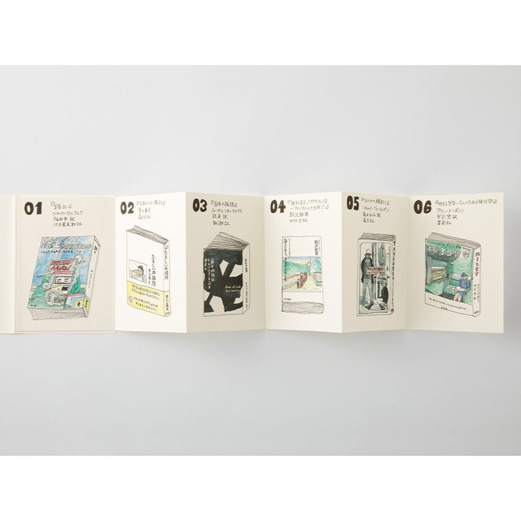 Traveler's Passport Notebook Refill Accordion Fold Paper - P018