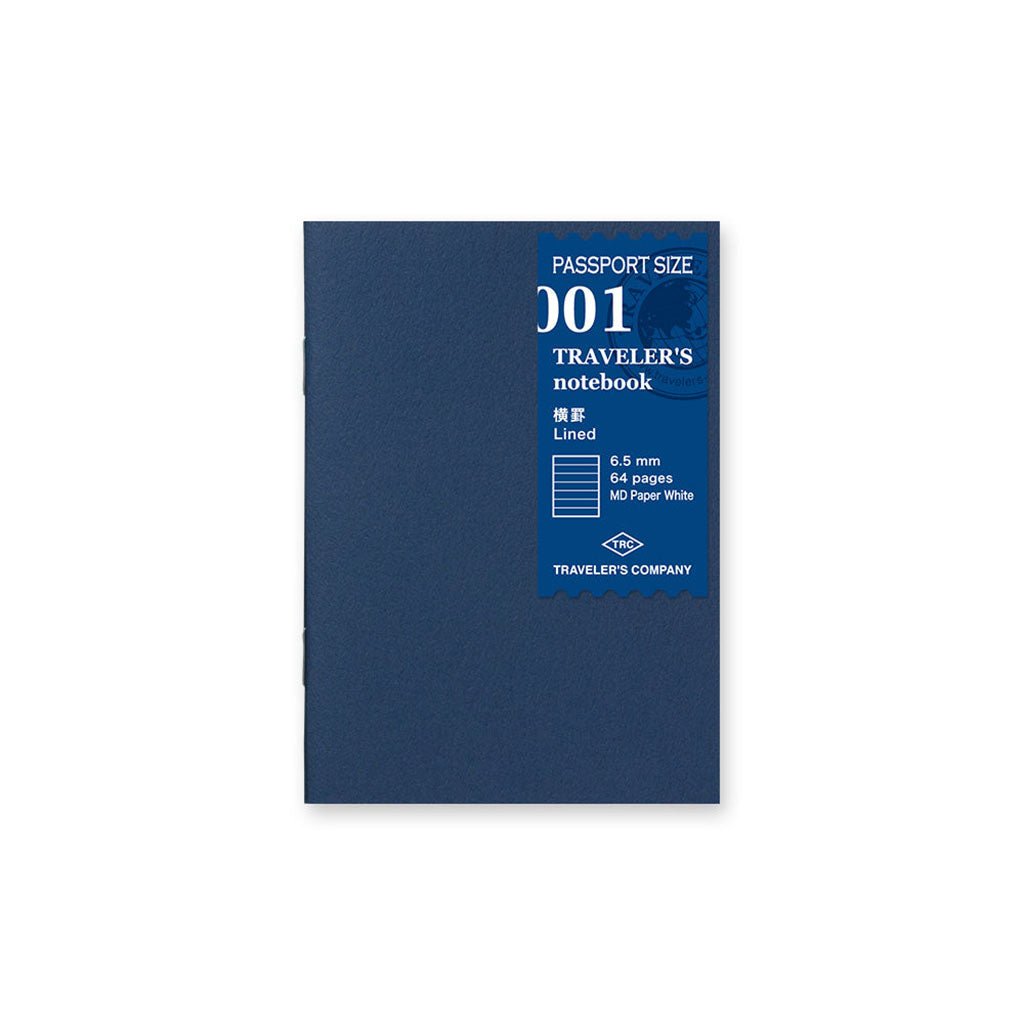 Traveler's Passport Notebook Refill Lined - P001