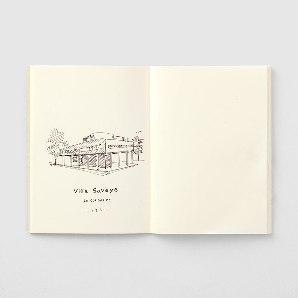 Traveler's Passport Notebook Refill MD Paper Cream Blank - P013
