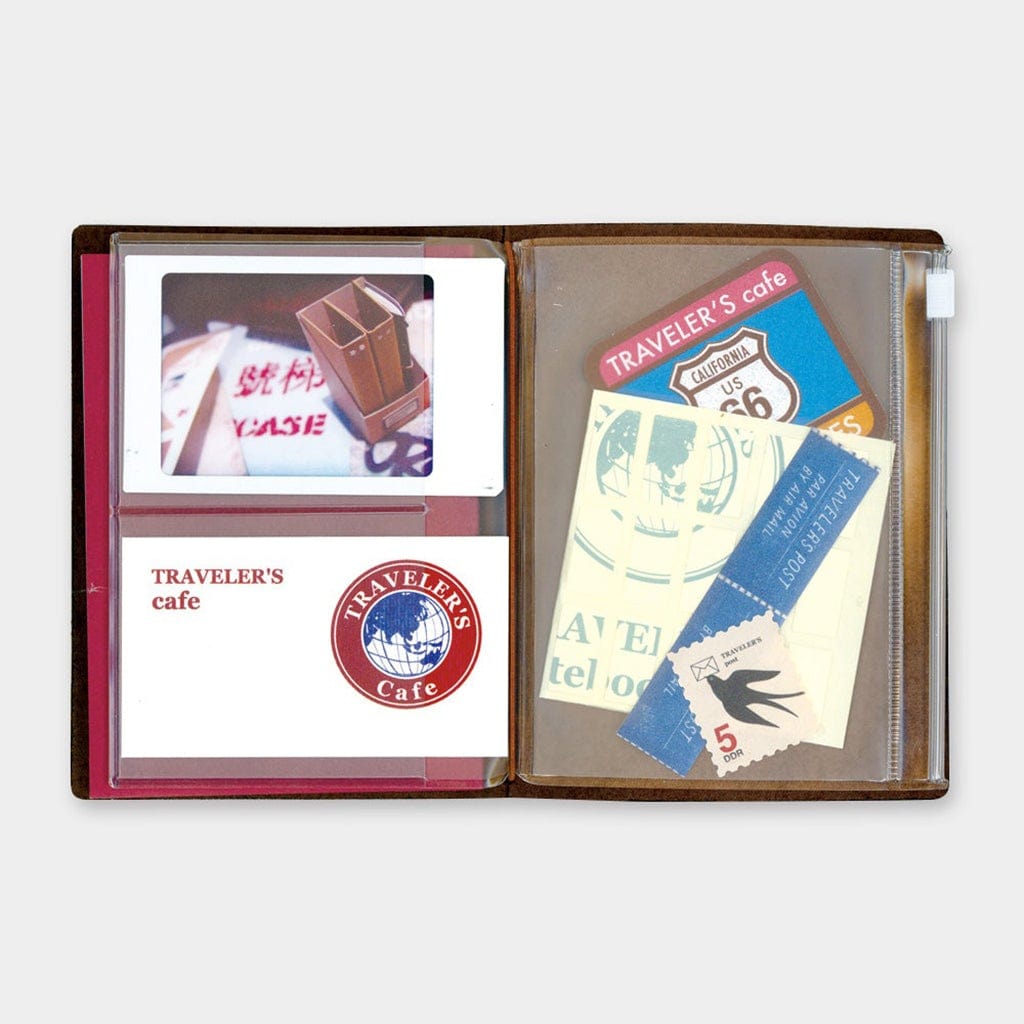 Traveler's Passport Notebook Zipper Pocket - P004