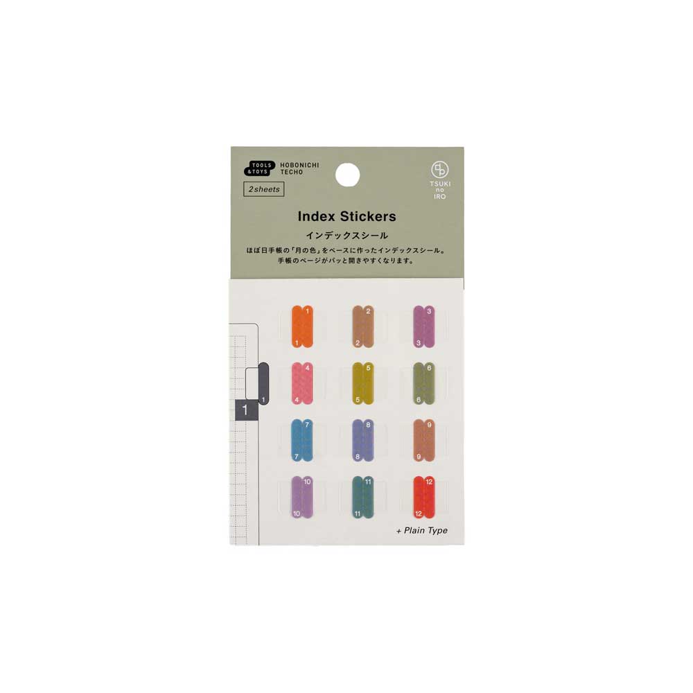 TSUKI no IRO: Index Stickers