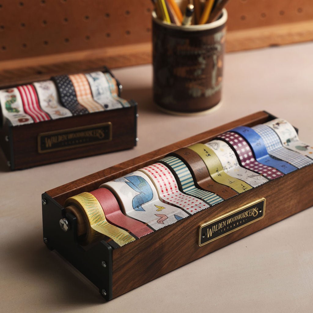 Walnut Wood Washi Tape Dispenser