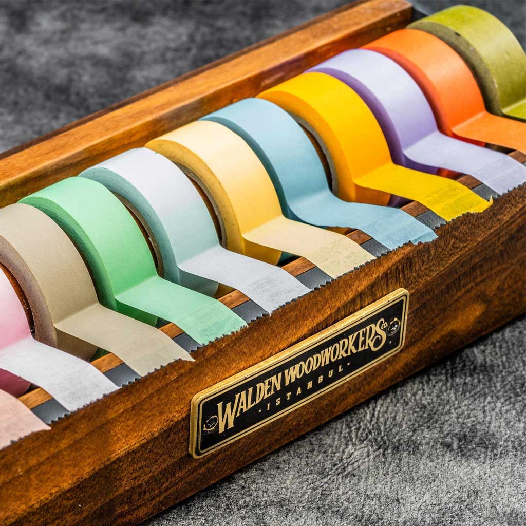 Walnut Wood Washi Tape Dispenser