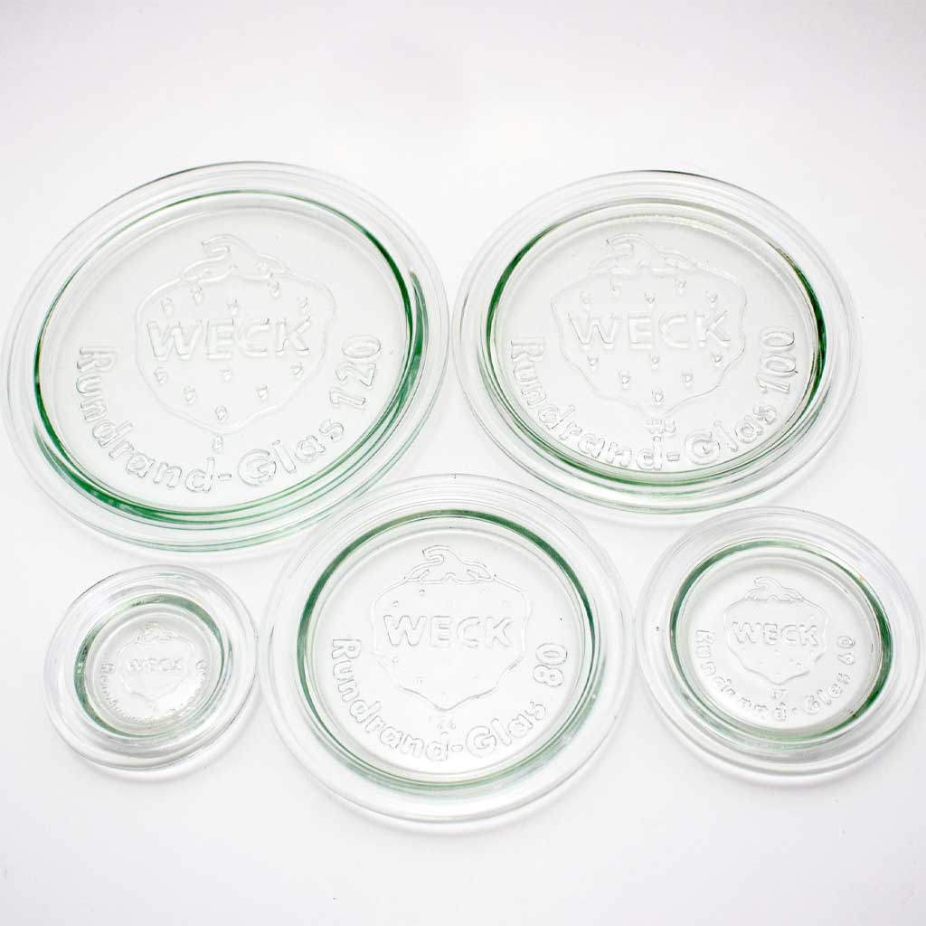 Weck Replacement Glass Lids