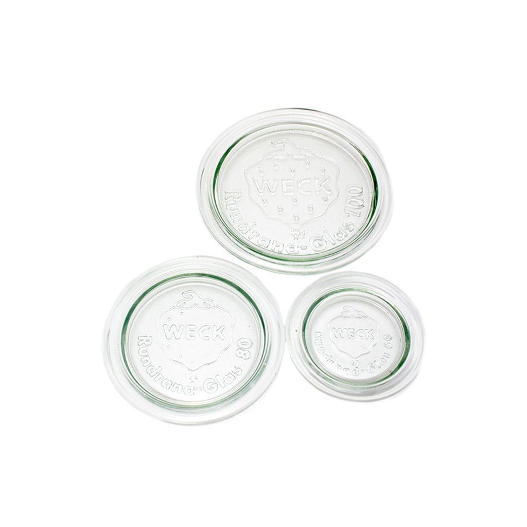 Weck Replacement Glass Lids