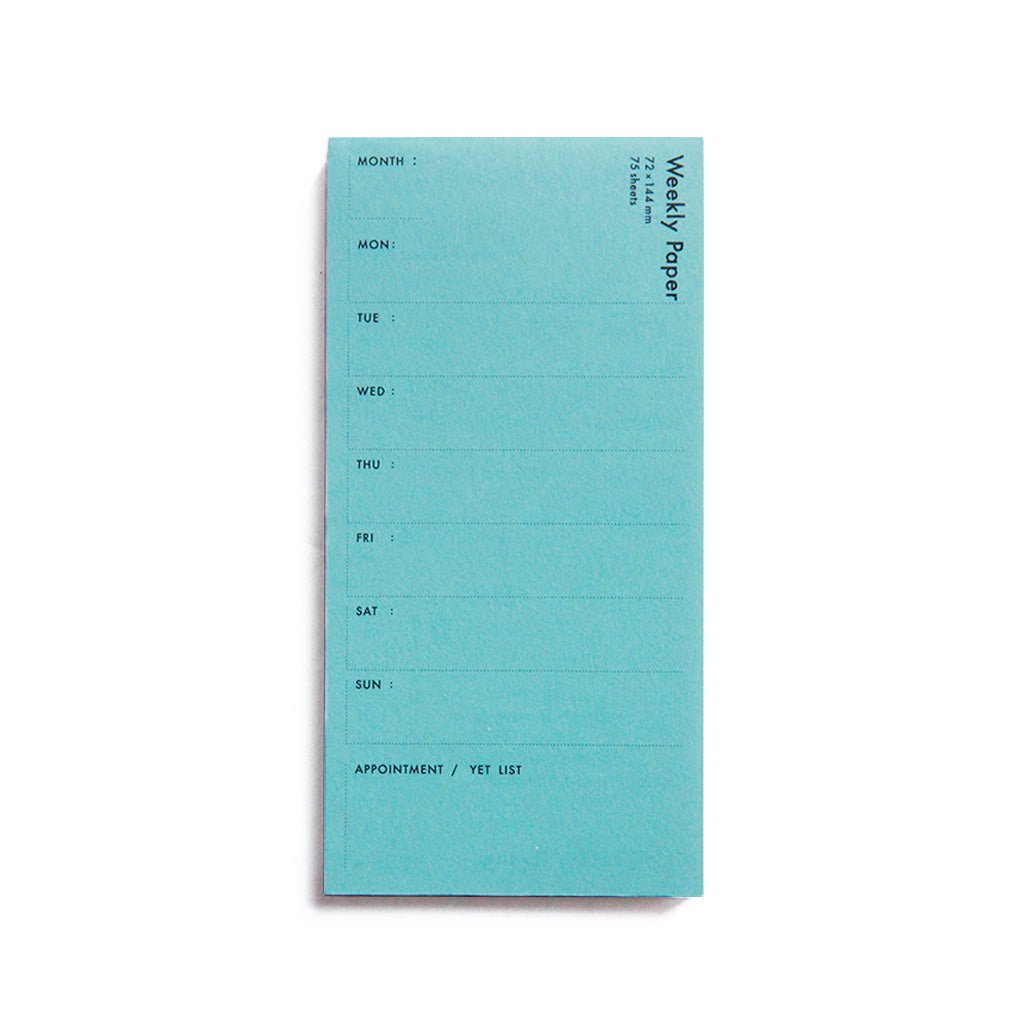 Weekly Pad