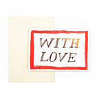 With Love Foiled Card