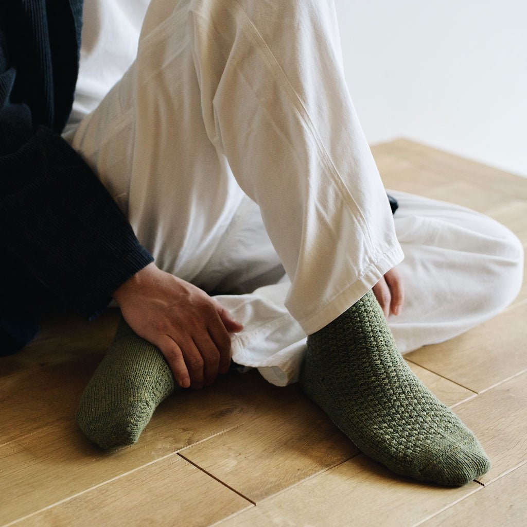 Wool Cotton Boot Socks