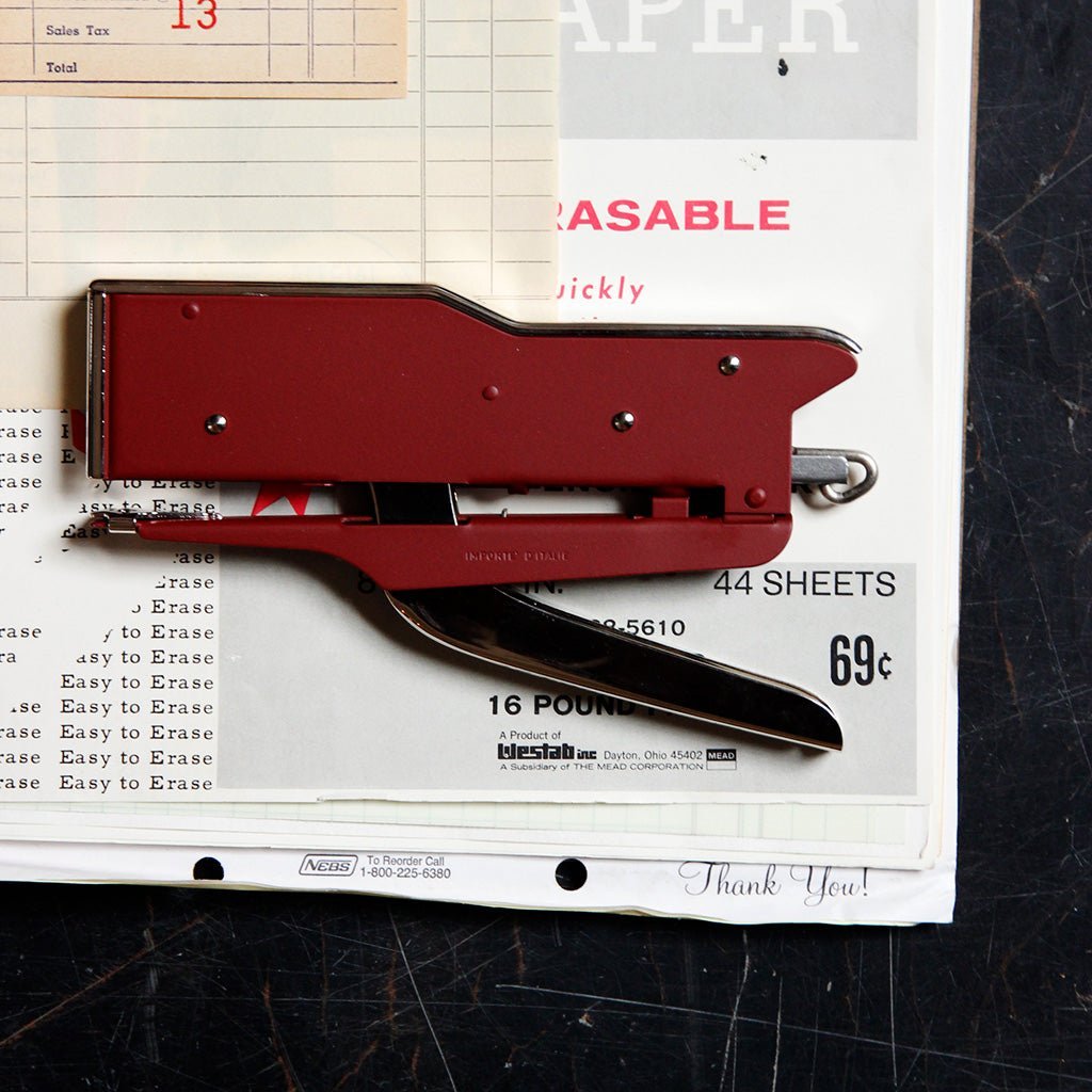 Zenith 548 Stapler - Burgundy Red