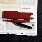 Zenith 548 Stapler - Burgundy Red
